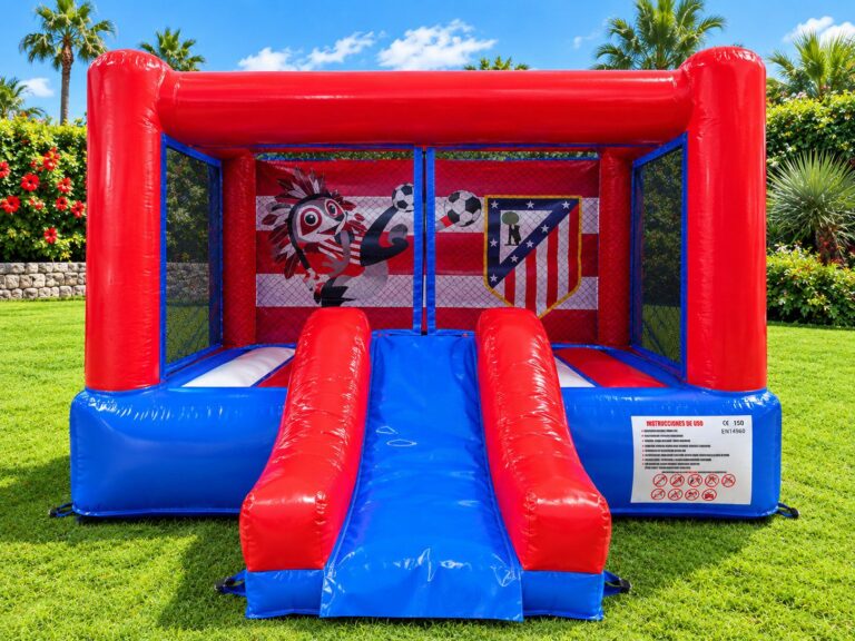 Castillo Hinchable Atlético de Madrid en alquiler en Alcorcón