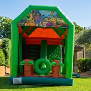 Combo Hinchable Jungla montado para una fiesta en Alcorcón