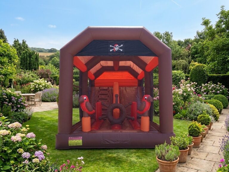 Combo Hinchable Piratas en alquiler en Alcorcón