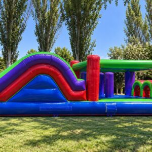 Pista Americana Hinchable montado para una fiesta en Alcorcón